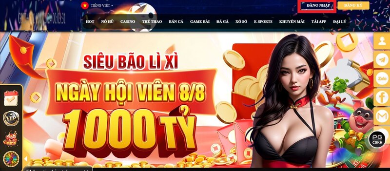 Hướng dẫn đăng nhập 009BET với bước 4 đơn giản